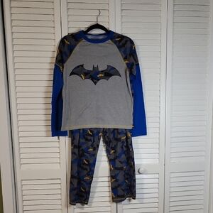 Batman Kids Pajama Set - Gray, Blue, and Yellow